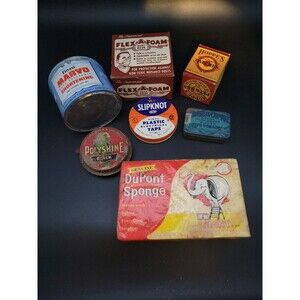 Lot Of Vintage Tins Box ++ Dupont, Hoppes, Edgeworth, Parrot, Elephant Man Cave